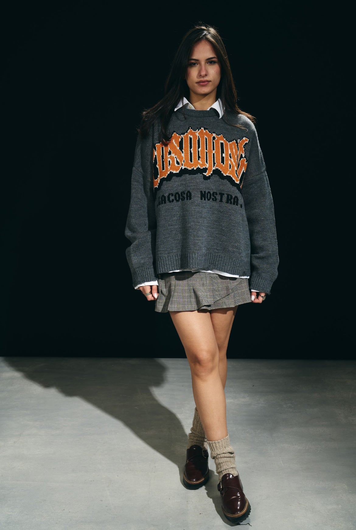 Grey Knitted Crewneck V2