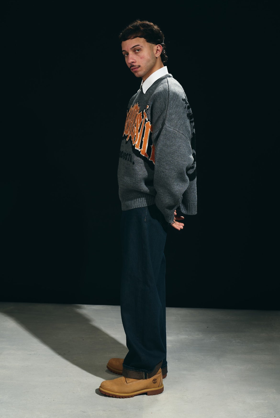 Grey Knitted Crewneck V2