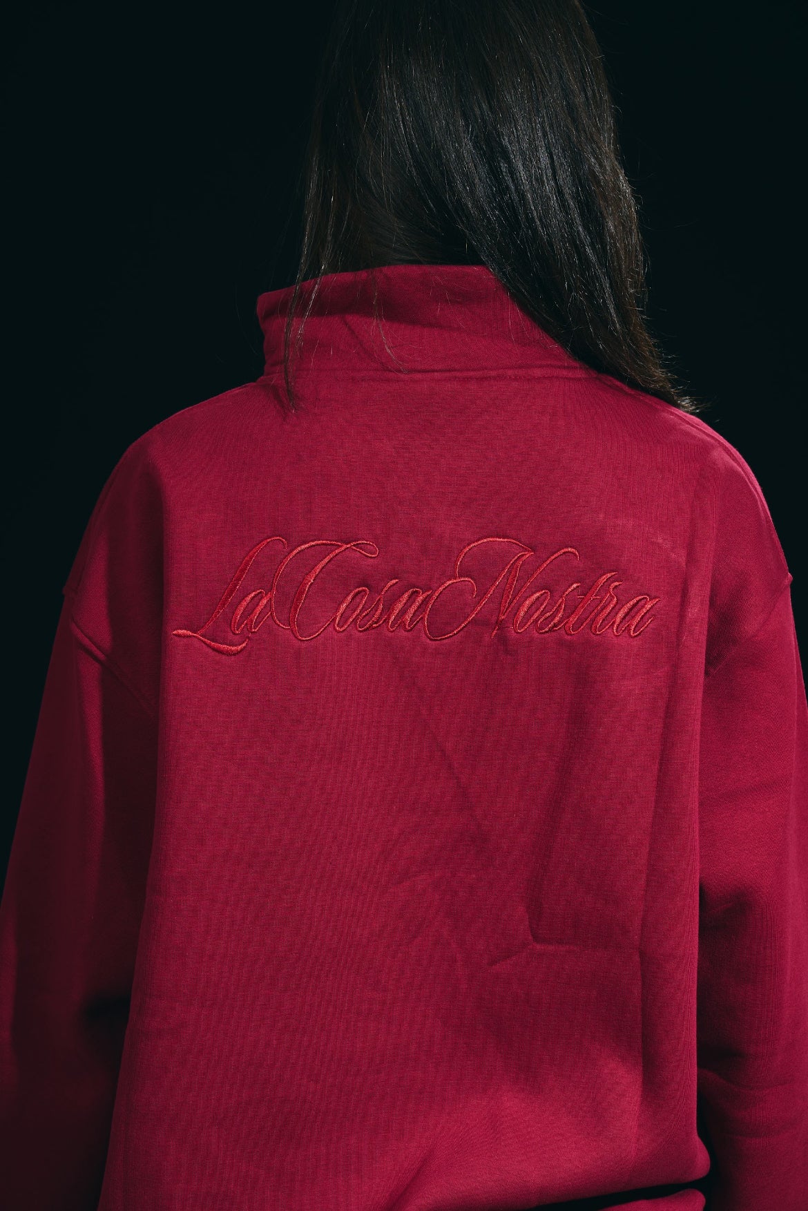 Burgundy Quarter Zip